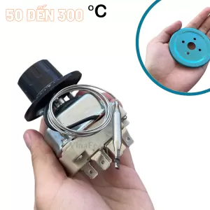 Công Tắc Điều Khiển Nhiệt Độ 6P 380V 16A 50 Đến 300 Độ C
